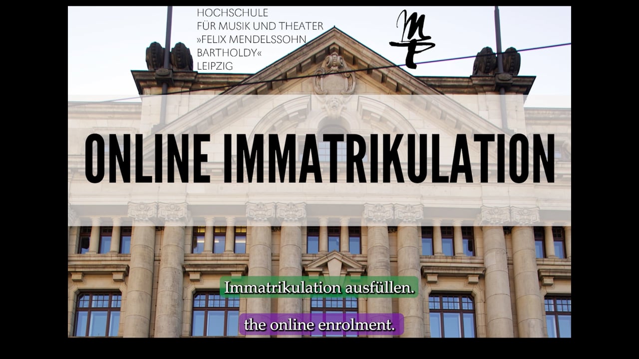 Online Immatrikulation